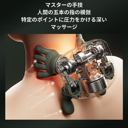 Althur  マスター手持ち型肩首マッサージャー 頸椎マッサージャー 僧帽筋・首マッサージャー
